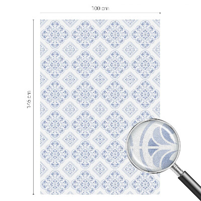 Dekorativní mléčná fólie na sklo Geometrický vzor