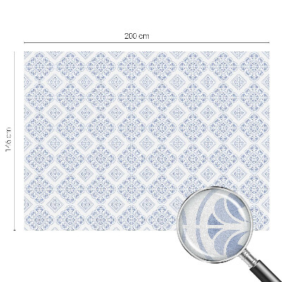 Dekorativní mléčná fólie na sklo Geometrický vzor