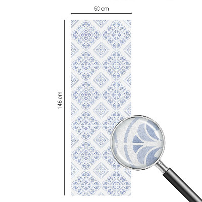 Dekorativní mléčná fólie na sklo Geometrický vzor