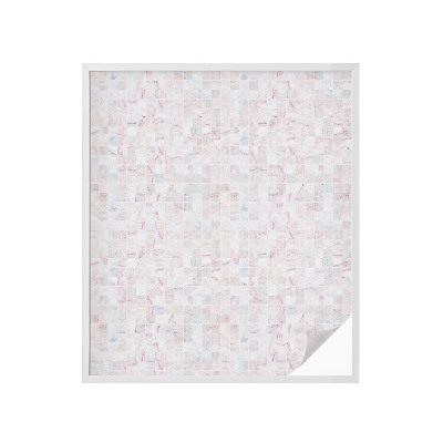 Privátní fólie na okno vitráž Kamenná mozaika