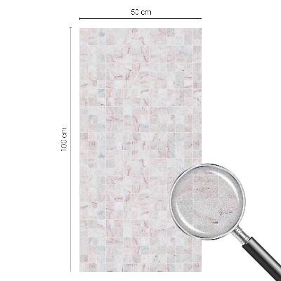 Privátní fólie na okno vitráž Kamenná mozaika