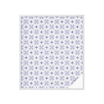 Neprůhledná fólie na sklo dveří Fialové vzory