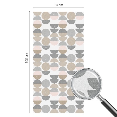 Neprůhledná fólie na sklo dveří Geometrické vzory