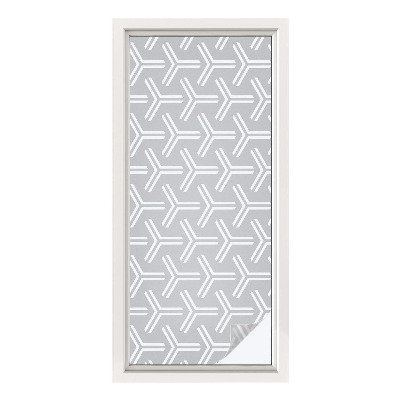 Neprůhledná fólie na sklo dveří Minimalistické linie