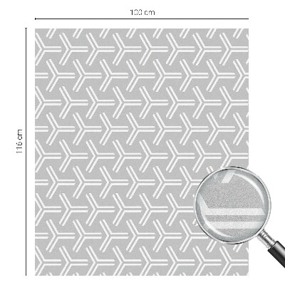 Neprůhledná fólie na sklo dveří Minimalistické linie