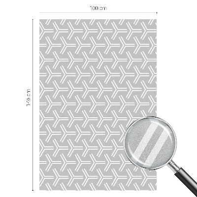 Neprůhledná fólie na sklo dveří Minimalistické linie