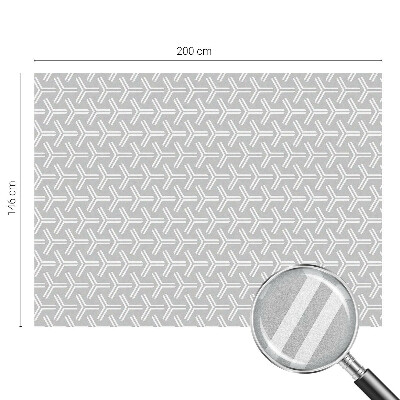 Neprůhledná fólie na sklo dveří Minimalistické linie