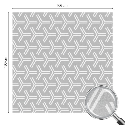 Neprůhledná fólie na sklo dveří Minimalistické linie