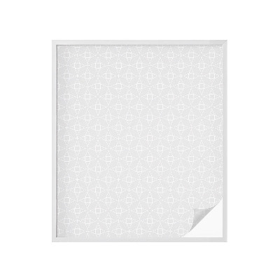 Privátní fólie na okno vitráž Symetrické elipsy