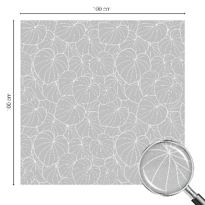 Protisluneční fólie na okna Listnatá elegance