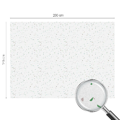 Dekorativní mléčná fólie na sklo Rozptýlené prvky