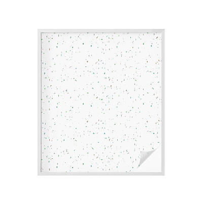 Dekorativní mléčná fólie na sklo Rozptýlené prvky