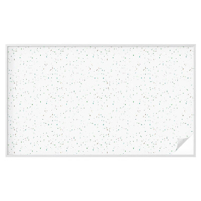 Dekorativní mléčná fólie na sklo Rozptýlené prvky