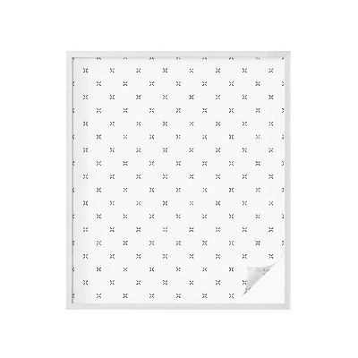 Dekorativní mléčná fólie na sklo Geometrické kříže