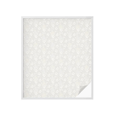 Privátní fólie na okno vitráž Jemné květiny