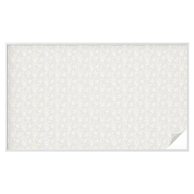 Privátní fólie na okno vitráž Jemné květiny