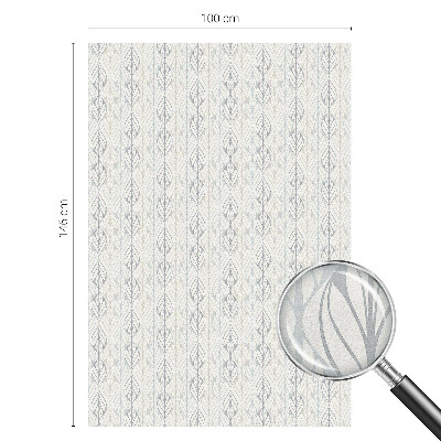 Neprůhledná fólie na sklo dveří Listový vzor