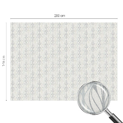 Neprůhledná fólie na sklo dveří Listový vzor