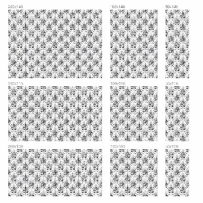 Privátní fólie na okno vitráž Listnatá elegance