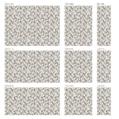 Dekorativní mléčná fólie na sklo Geometrická mozaika