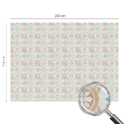 Privátní fólie na okno vitráž Rustikální dlaždice