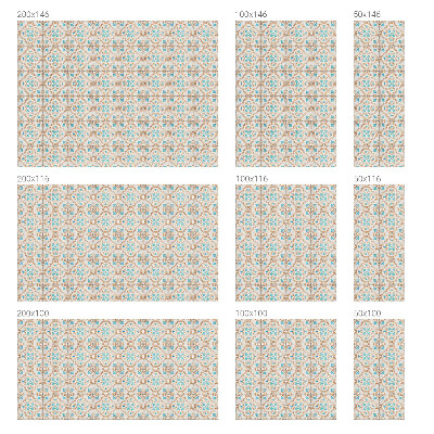 Privátní fólie na okno vitráž Rustikální dlaždice