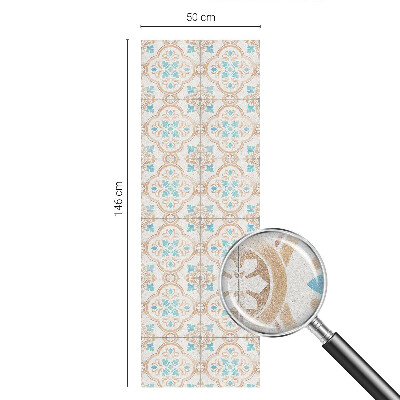 Privátní fólie na okno vitráž Rustikální dlaždice