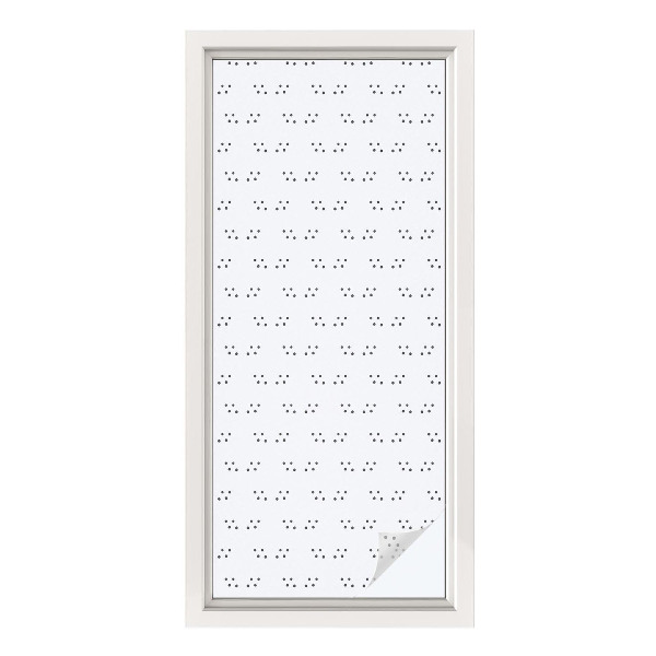 Protisluneční fólie na okna Tečkový vzor