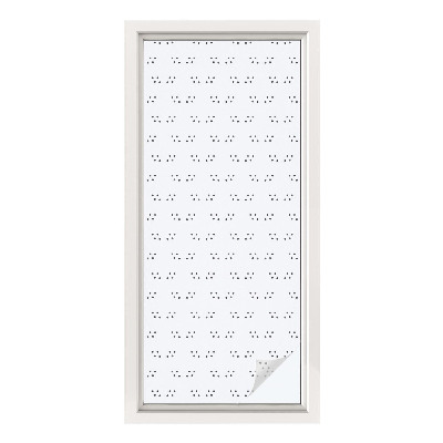 Protisluneční fólie na okna Tečkový vzor