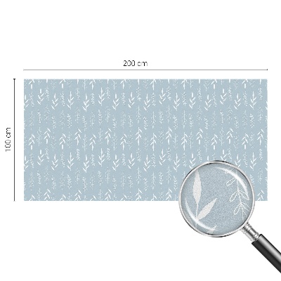 Neprůhledná fólie na sklo dveří Rostlinný vzor