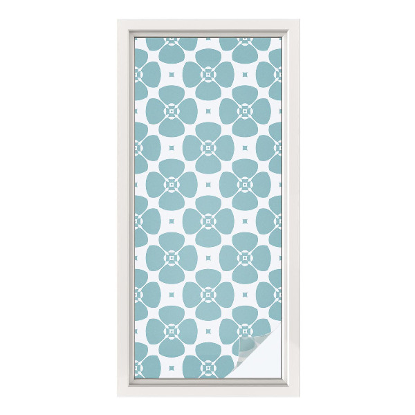 Protisluneční fólie na okna Květinová symetrie