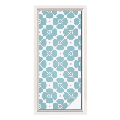 Protisluneční fólie na okna Květinová symetrie