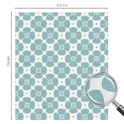 Protisluneční fólie na okna Květinová symetrie