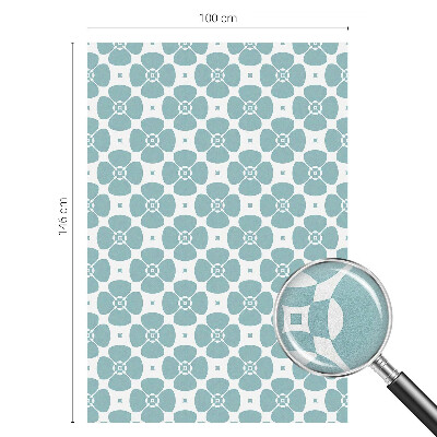 Protisluneční fólie na okna Květinová symetrie