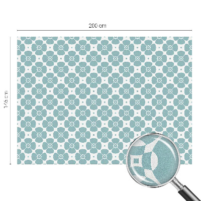 Protisluneční fólie na okna Květinová symetrie