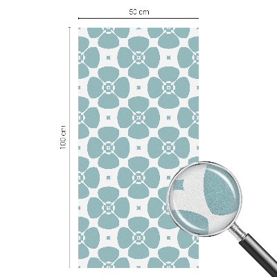 Protisluneční fólie na okna Květinová symetrie