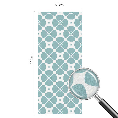 Protisluneční fólie na okna Květinová symetrie