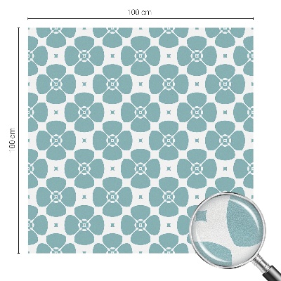 Protisluneční fólie na okna Květinová symetrie