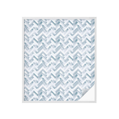 Dekorativní mléčná fólie na sklo Geometrický vzor