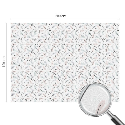 Privátní fólie na okno vitráž Listy rostlin