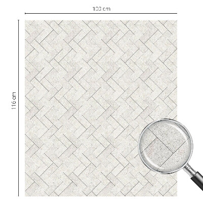 Neprůhledná fólie na sklo dveří Motiv rybí kosti