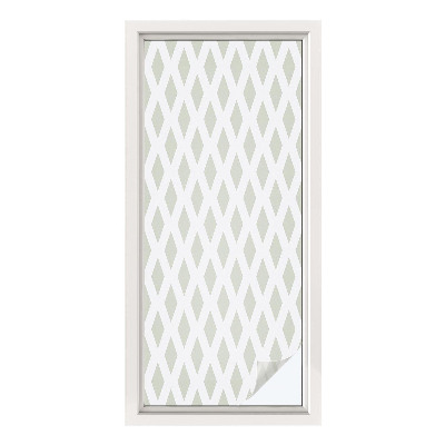 Privátní fólie na okno vitráž Diamantový vzor