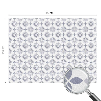 Protisluneční fólie na okna Květinové kosočtverce