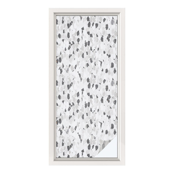 Privátní fólie na okno vitráž Jemná elegance