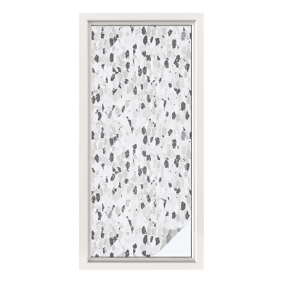 Privátní fólie na okno vitráž Jemná elegance