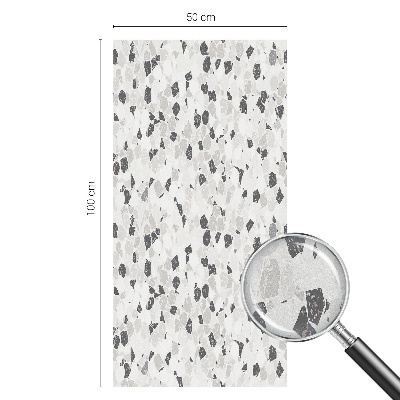 Privátní fólie na okno vitráž Jemná elegance