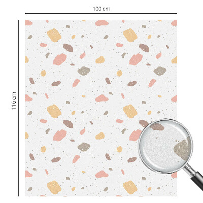 Protisluneční fólie na okna Abstraktní terazzo