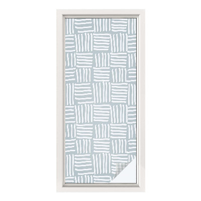 Privátní fólie na okno vitráž Dynamický vzor