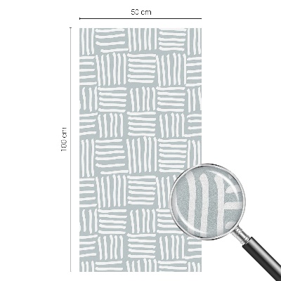 Privátní fólie na okno vitráž Dynamický vzor