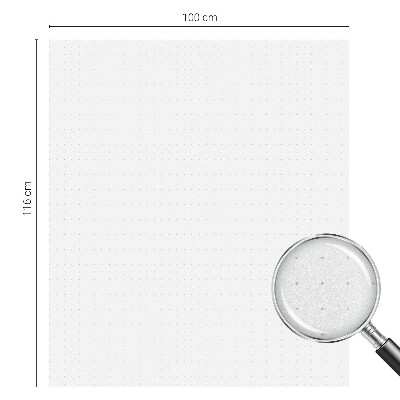 Dekorativní mléčná fólie na sklo Drobné body